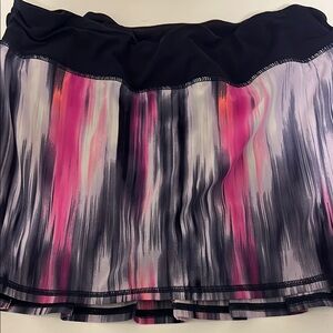 Lululemon Chic Multicolor Pleated Skirt